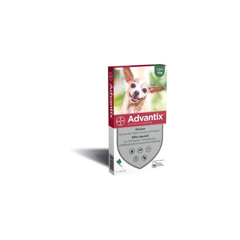 ADVANTIX 0-4 KG ML0,4