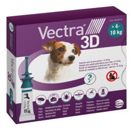 VECTRA 3D CANI 3 FIALE 4-10KG